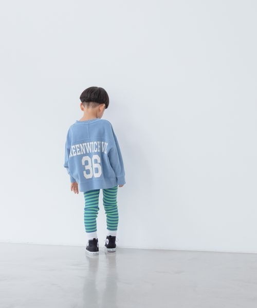 LOWRYS FARM（ローリーズファーム）の「ピグメントBIGプルオーバー　261896（スウェット・キッズ・イエロー/ブルー/アイボリー・110cm/120cm/130cm/140cm/150cm）」の17枚目の写真