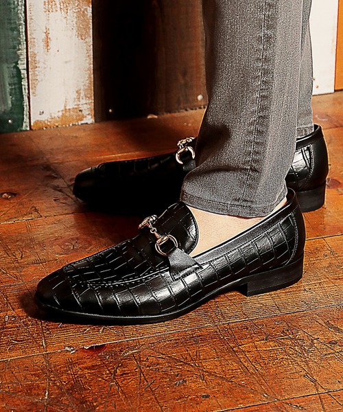 RATTLE TRAP（ラトルトラップ）の「アニマル柄ビットローファー（ローファー・メンズ・ブラック/アニマル・S/M/L）」の10枚目の写真