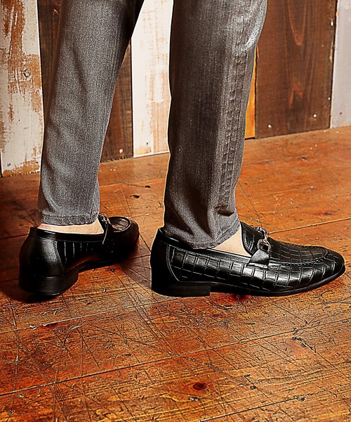 RATTLE TRAP（ラトルトラップ）の「アニマル柄ビットローファー（ローファー・メンズ・ブラック/アニマル・S/M/L）」の8枚目の写真