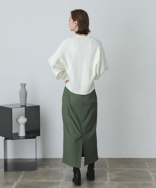 SENSE OF PLACE by URBAN RESEARCH（センスオブプレイスバイアーバンリサーチ）の「ボリュームスリーブカーディガン（カーディガン/ボレロ・レディース・ブラック/ブルー/アイボリー/グリーン・ONE）」の9枚目の写真