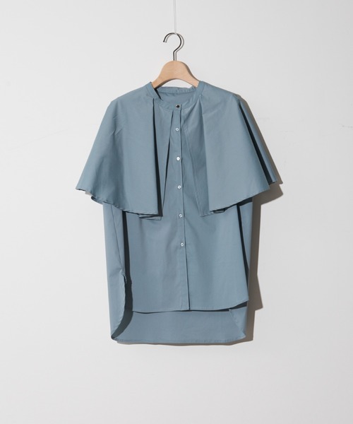 NOMINE（ノミネ）の「ギャザーボリューム襟カラーシャツ（シャツ/ブラウス・レディース・ホワイト/ブラック/ベージュ/セージグリーン・フリー）」の13枚目の写真