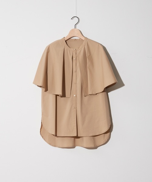 NOMINE（ノミネ）の「ギャザーボリューム襟カラーシャツ（シャツ/ブラウス・レディース・ホワイト/ブラック/ベージュ/セージグリーン・フリー）」の17枚目の写真