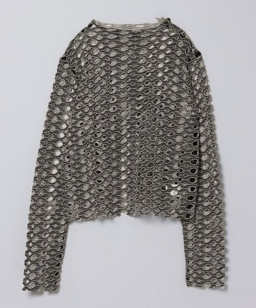 JEANASIS（ジーナシス）の「ホールクラッシュプルオーバーLS/266987（T