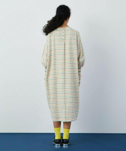 FRAPBOIS（フラボア）の「クラフトボーダー ワンピース（ワンピース・レディース・マルチ・1/0）」の3枚目の写真