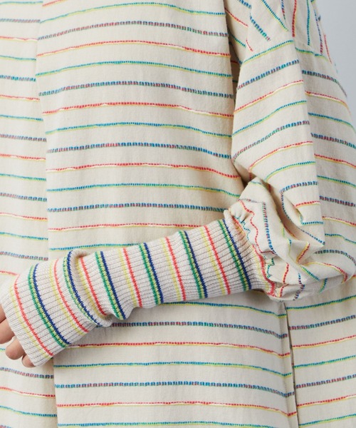 FRAPBOIS（フラボア）の「クラフトボーダー ワンピース（ワンピース・レディース・マルチ・1/0）」の8枚目の写真