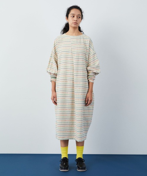 FRAPBOIS（フラボア）の「クラフトボーダー ワンピース（ワンピース・レディース・マルチ・1/0）」の13枚目の写真