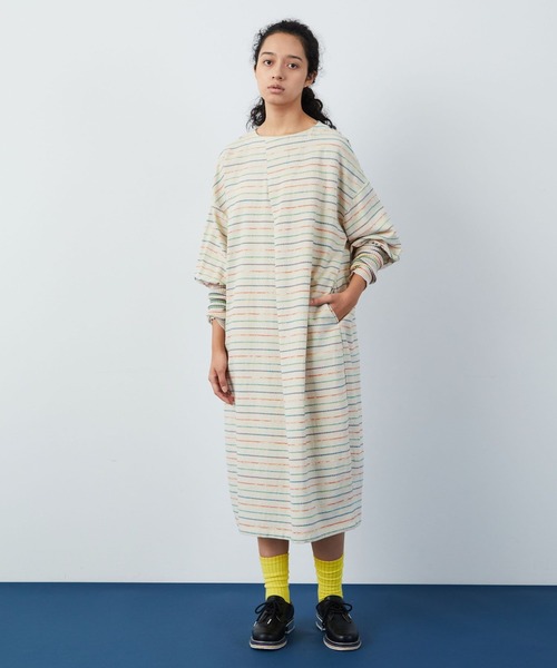 FRAPBOIS（フラボア）の「クラフトボーダー ワンピース（ワンピース・レディース・マルチ・1/0）」の15枚目の写真