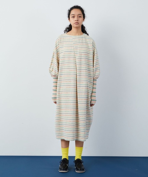 FRAPBOIS（フラボア）の「クラフトボーダー ワンピース（ワンピース・レディース・マルチ・1/0）」の17枚目の写真