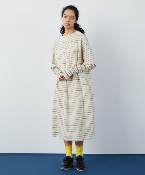 FRAPBOIS（フラボア）の「クラフトボーダー ワンピース（ワンピース・レディース・マルチ・1/0）」の18枚目の写真