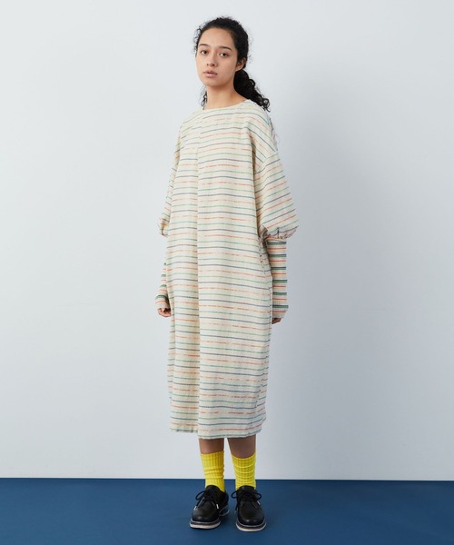 FRAPBOIS（フラボア）の「クラフトボーダー ワンピース（ワンピース・レディース・マルチ・1/0）」の19枚目の写真