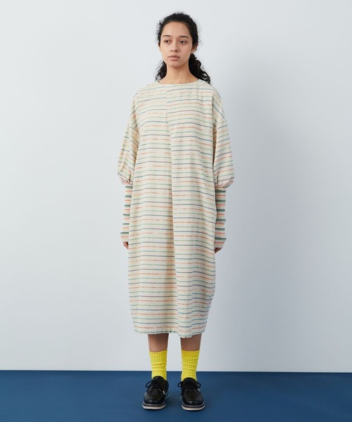 FRAPBOIS（フラボア）の「クラフトボーダー ワンピース（ワンピース・レディース・マルチ・1/0）」の20枚目の写真