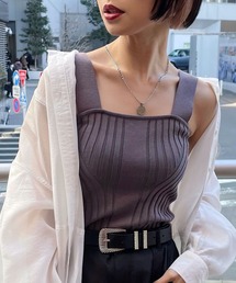 PAGEBOY | WEB限定アイテム／デザインリブニットタンク(タンクトップ)