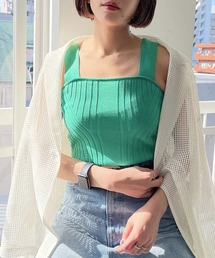 PAGEBOY | デザインリブニットタンク(タンクトップ)