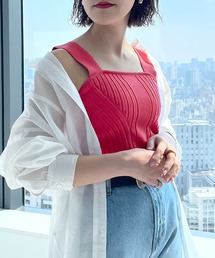 PAGEBOY | デザインリブニットタンク(タンクトップ)