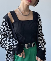 PAGEBOY | デザインリブニットタンク(タンクトップ)