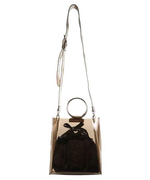 EATME（イートミー）の「PVC EATME BAG（ハンドバッグ・レディース・ブラック/クリア・FREE）」の11枚目の写真