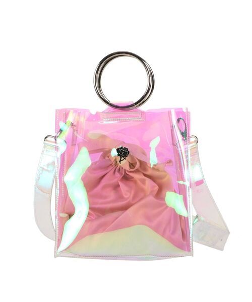 EATME（イートミー）の「PVC EATME BAG（ハンドバッグ・レディース・ブラック/クリア・FREE）」の13枚目の写真