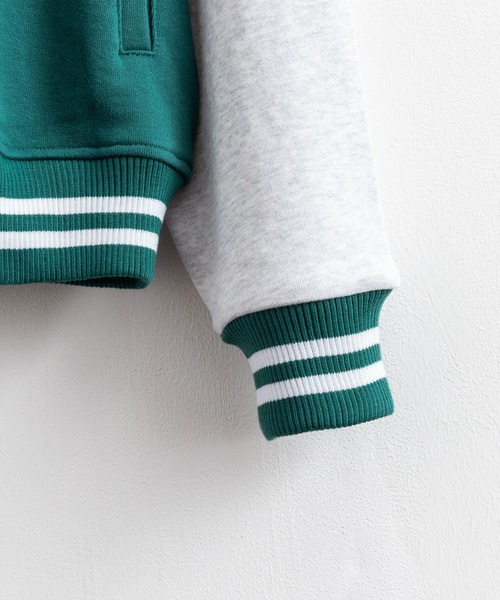 Ressaca（レサーカ）の「オーバーサイズ 裏毛 ロゴワッペンスタジャン（スタジャン・メンズ・ベージュ/グリーン/ブラック・L/M）」の21枚目の写真