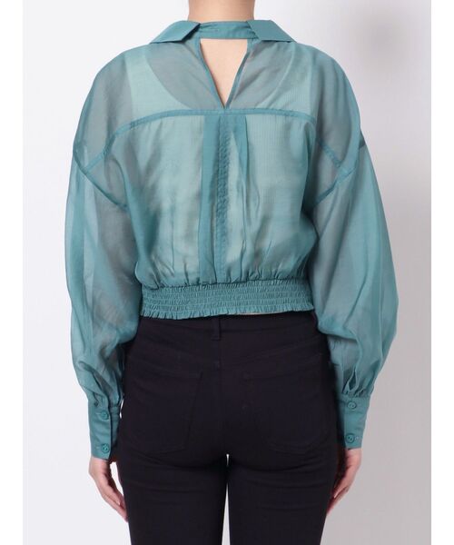 LAGUNAMOON（ラグナムーン）の「インナーセットツイストブラウス（シャツ/ブラウス・レディース・オレンジ/グリーン/アイボリー・FREE）」の8枚目の写真