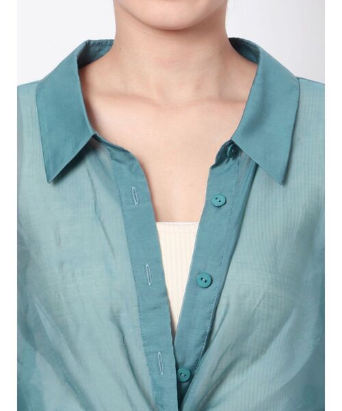 LAGUNAMOON（ラグナムーン）の「インナーセットツイストブラウス（シャツ/ブラウス・レディース・オレンジ/グリーン/アイボリー・FREE）」の12枚目の写真