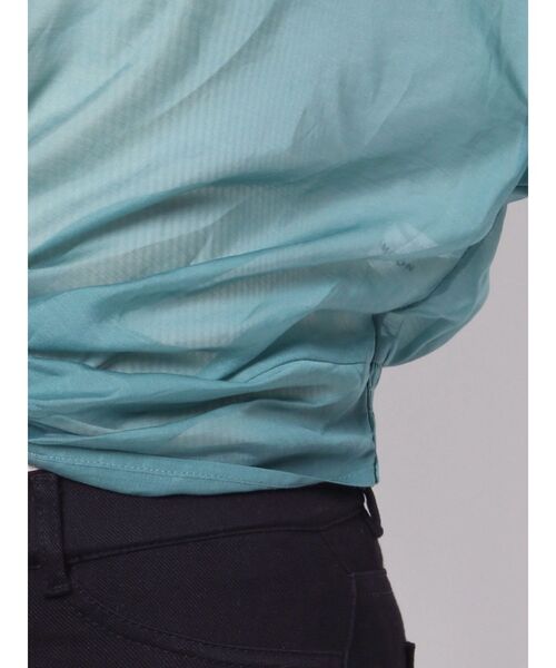 LAGUNAMOON（ラグナムーン）の「インナーセットツイストブラウス（シャツ/ブラウス・レディース・オレンジ/グリーン/アイボリー・FREE）」の15枚目の写真