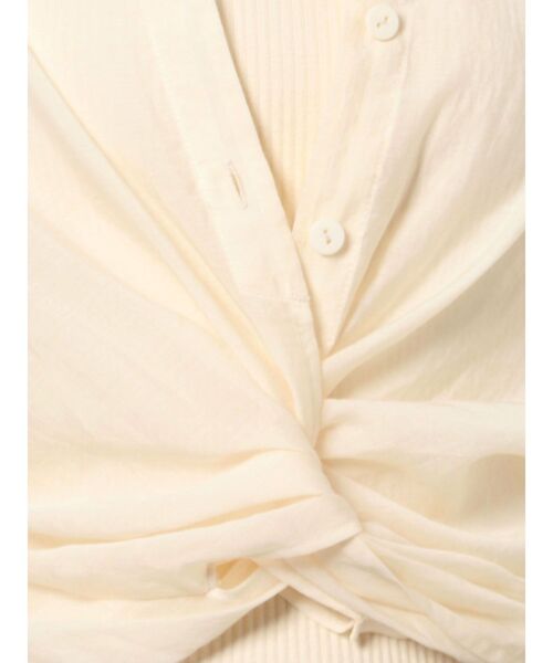 LAGUNAMOON（ラグナムーン）の「インナーセットツイストブラウス（シャツ/ブラウス・レディース・オレンジ/グリーン/アイボリー・FREE）」の17枚目の写真