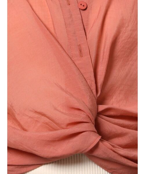 LAGUNAMOON（ラグナムーン）の「インナーセットツイストブラウス（シャツ/ブラウス・レディース・オレンジ/グリーン/アイボリー・FREE）」の11枚目の写真