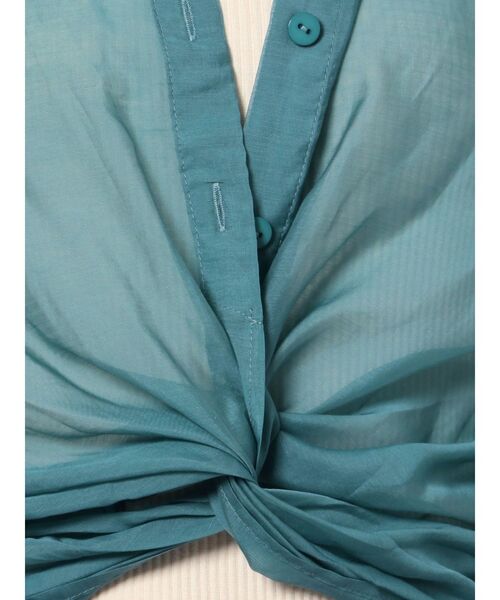 LAGUNAMOON（ラグナムーン）の「インナーセットツイストブラウス（シャツ/ブラウス・レディース・オレンジ/グリーン/アイボリー・FREE）」の7枚目の写真