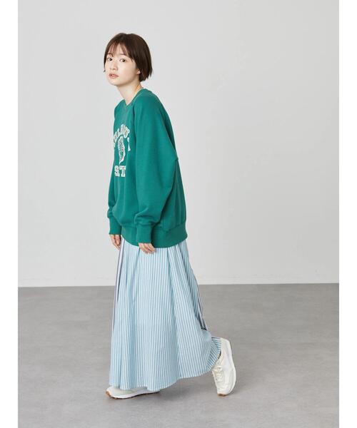 AMERICAN HOLIC（アメリカンホリック）の「切り替えフレアスカート（スカート・レディース・ストライプ/グリーン系その他5/その他5/チェック・L/M）」の18枚目の写真