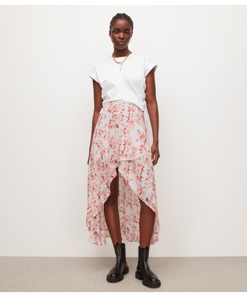 ALLSAINTS(オールセインツ)の「SLVINA MOMO SKIRT | SLVINA MOMO スカート(スカート・レディース・ピンク・6/10/8/4)」の7枚目の写真
