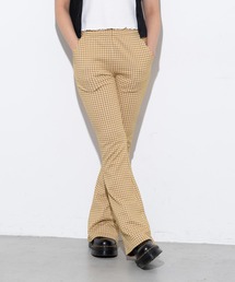 X-girl | GINGHAM EASY PANTS/ギンガムチェックパンツ/イージーパンツ(その他パンツ)