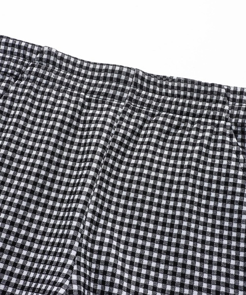 X-girl(エックスガール)の「GINGHAM EASY PANTS/ギンガムチェックパンツ/イージーパンツ(その他パンツ・レディース・ライトブルー/ベージュ/ブラック・M/S/XS)」の15枚目の写真