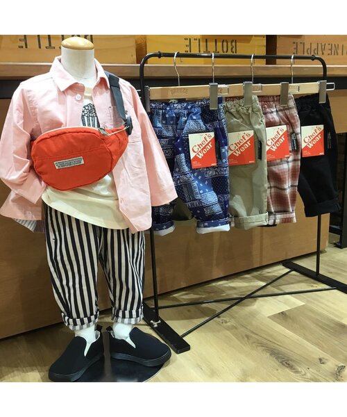 BREEZE（ブリーズ）の「シェフパンツ（その他パンツ・キッズ・レッド/ストライプ/カーキ/ベージュ/ネイビー/ブラック・140/100/90/80/130/120/110）」の9枚目の写真