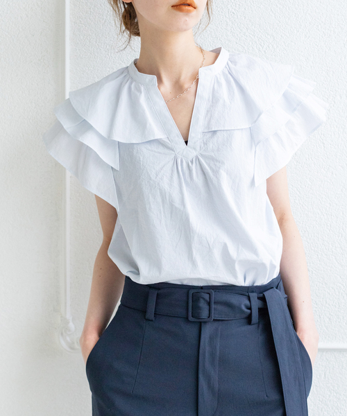 セール トップス シャツ ブラウス Iena イエナ のファッション ティアードギャザーノースリーブブラウス シャツ ブラウス 最 セール トップス シャツ ブラウス Iena イエナ のファッション ティアードギャザーノースリーブブラウス シャツ ブラウス 最