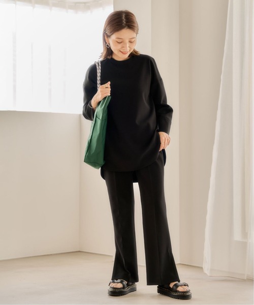 JOURNAL STANDARD（ジャーナルスタンダード）の「《追加2》ダブルクロススリムパンツ（スラックス・レディース・ブラック/ネイビー・40/38/36）」の9枚目の写真