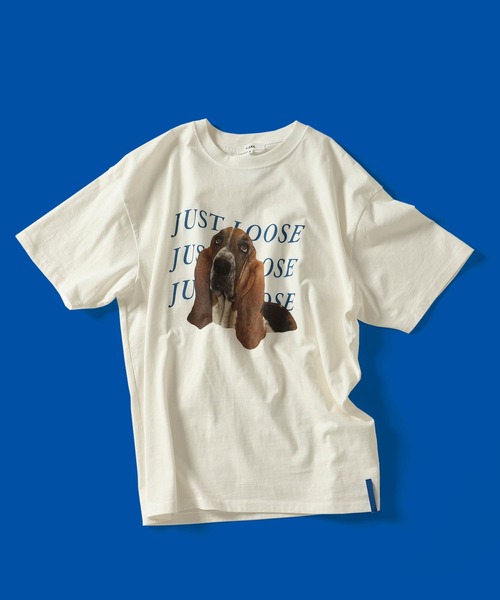 YUYA × BeAMS DOT(ユウヤバイビームスドット)の「YUYA × BeAMS DOT / “DOG ”プリント Tシャツ(Tシャツ/カットソー・メンズ・ベージュ/ホワイト・MEDIUM/LARGE)」の22枚目の写真