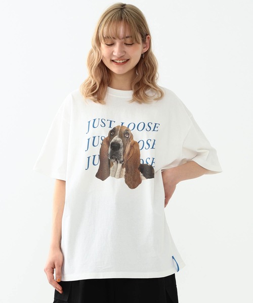 YUYA × BeAMS DOT(ユウヤバイビームスドット)の「YUYA × BeAMS DOT / “DOG ”プリント Tシャツ(Tシャツ/カットソー・メンズ・ベージュ/ホワイト・MEDIUM/LARGE)」の17枚目の写真