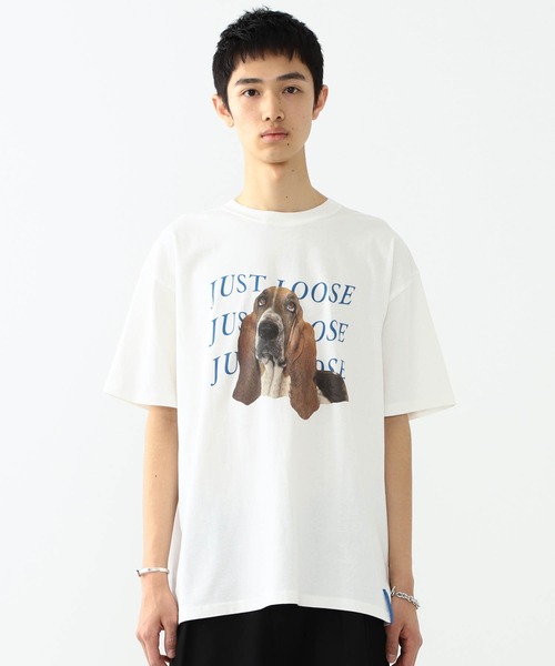 YUYA × BeAMS DOT(ユウヤバイビームスドット)の「YUYA × BeAMS DOT / “DOG ”プリント Tシャツ(Tシャツ/カットソー・メンズ・ベージュ/ホワイト・MEDIUM/LARGE)」の20枚目の写真