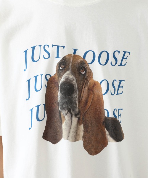 YUYA × BeAMS DOT(ユウヤバイビームスドット)の「YUYA × BeAMS DOT / “DOG ”プリント Tシャツ(Tシャツ/カットソー・メンズ・ベージュ/ホワイト・MEDIUM/LARGE)」の8枚目の写真