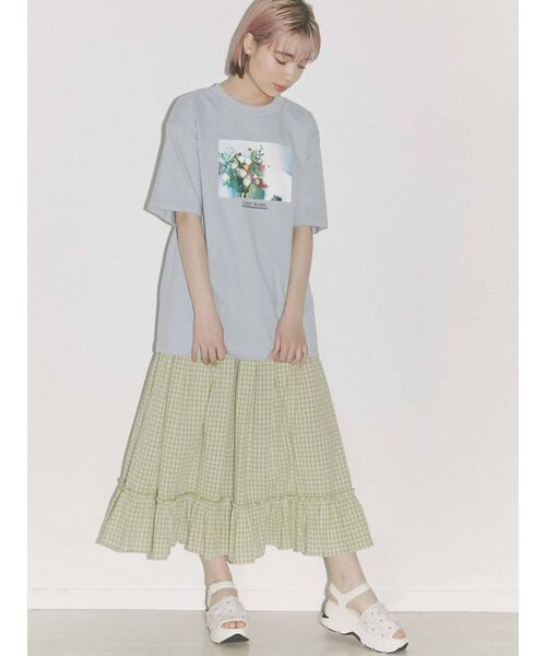 merry jenny（メリージェニー）の「おはないっぱいスニーカーサンダル（サンダル・レディース・オフホワイト/ブラック/ピンク・MEDIUM/LARGE）」の5枚目の写真