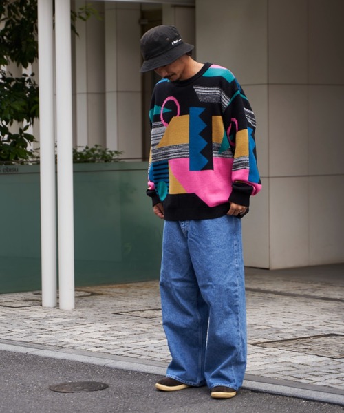 Iroquois(イロコイ)の「ABSTRACT JQ KNIT(ニット/セーター・メンズ・グレー系その他/ブラック系その他・3/2/1)」の22枚目の写真