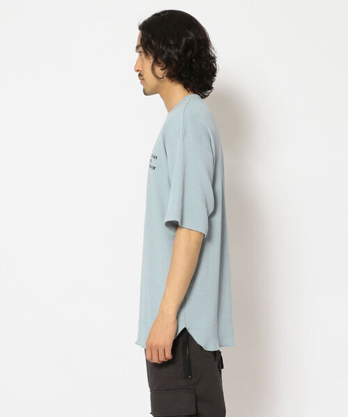 AVIREX（アヴィレックス）の「サーマル ハーフスリーブ ビッグ Tシャツ H.G.A.U./THERMAL H/S BIG T-SHIRT H.G.A.U.（Tシャツ/カットソー・メンズ・グレー/ブラック/サックスブルー/ホワイト・MEDIUM/X-LARGE/LARGE/XX-LARGE）」の9枚目の写真