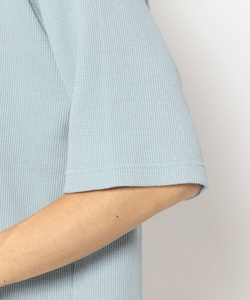 AVIREX（アヴィレックス）の「サーマル ハーフスリーブ ビッグ Tシャツ H.G.A.U./THERMAL H/S BIG T-SHIRT H.G.A.U.（Tシャツ/カットソー・メンズ・グレー/ブラック/サックスブルー/ホワイト・MEDIUM/X-LARGE/LARGE/XX-LARGE）」の8枚目の写真