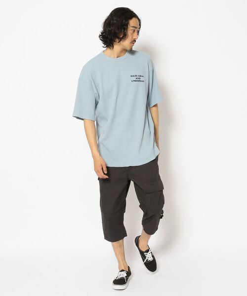 AVIREX（アヴィレックス）の「サーマル ハーフスリーブ ビッグ Tシャツ H.G.A.U./THERMAL H/S BIG T-SHIRT H.G.A.U.（Tシャツ/カットソー・メンズ・グレー/ブラック/サックスブルー/ホワイト・MEDIUM/X-LARGE/LARGE/XX-LARGE）」の10枚目の写真