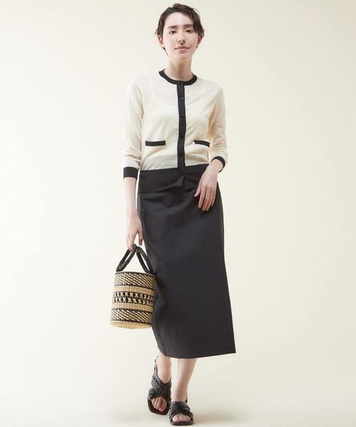 martinique（マルティニーク）の「martinique/ヴィスコースコンパクトカーディガン（カーディガン/ボレロ・レディース・ゴールド/ネイビー/クリーム・FREE）」の17枚目の写真