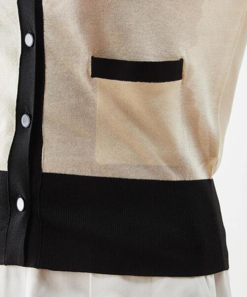 martinique（マルティニーク）の「martinique/ヴィスコースコンパクトカーディガン（カーディガン/ボレロ・レディース・ゴールド/ネイビー/クリーム・FREE）」の11枚目の写真