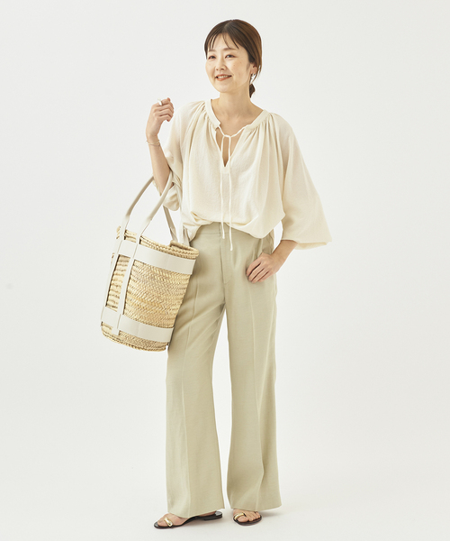 セール】《追加》washable linen混パンツ2◇（その他パンツ
