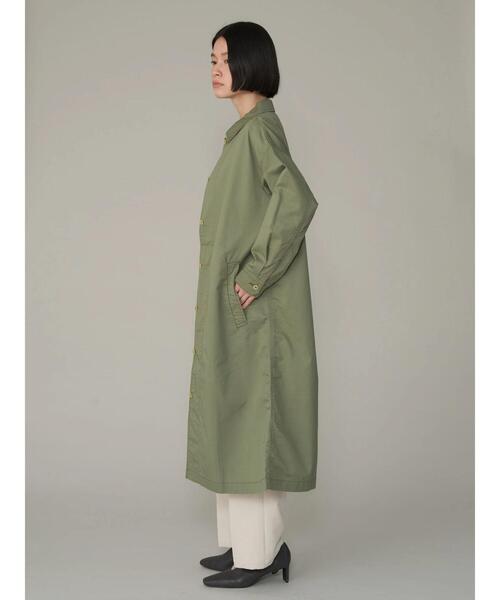 AMERICAN HOLIC（アメリカンホリック）の「ステンシャツコート（ステンカラーコート・レディース・ベージュ/カーキ・M/L）」の14枚目の写真