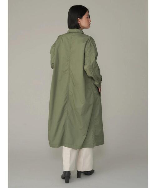 AMERICAN HOLIC（アメリカンホリック）の「ステンシャツコート（ステンカラーコート・レディース・ベージュ/カーキ・M/L）」の15枚目の写真