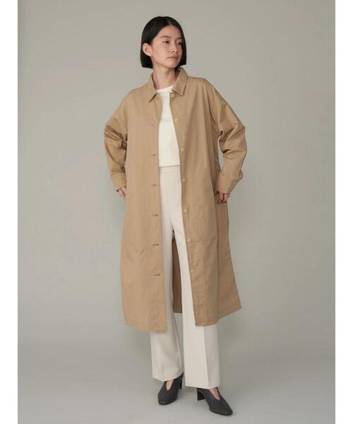 AMERICAN HOLIC（アメリカンホリック）の「ステンシャツコート（ステンカラーコート・レディース・ベージュ/カーキ・M/L）」の16枚目の写真